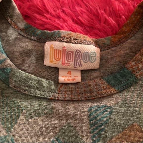 LuLaRoe Girls Dress Size 4 - Picture 4 of 6